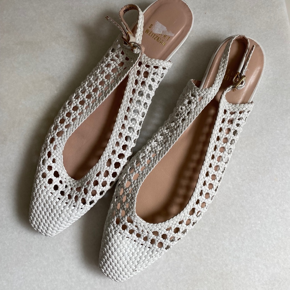 Vintage 90s Stuart Weitzman Slingback Sandals - 10